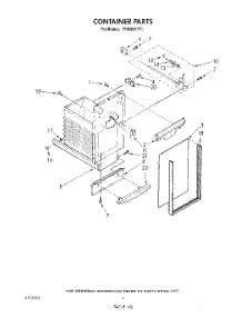 04 - Container parts for Whirlpool Compactor TF4600XTP1 from AppliancePartsPros.com