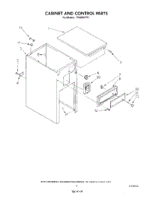 05 - Cabinet And Control parts for Whirlpool Compactor TF4600XTP1 from AppliancePartsPros.com