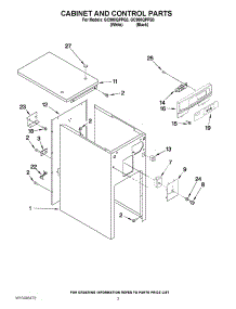 03 - Cabinet And Control Parts parts for Whirlpool Compactor GC900QPPQ3 from AppliancePartsPros.com