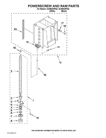 05 - Powerscrew And Ram Parts parts for Whirlpool Compactor GC900QPPQ3 from AppliancePartsPros.com