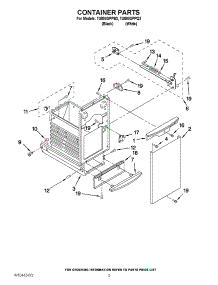 05 - Container Parts parts for Whirlpool Compactor TU800SPPQ3 from AppliancePartsPros.com
