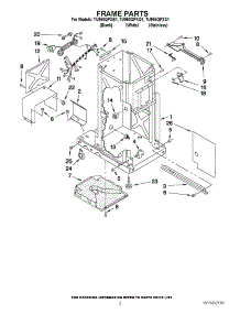 02 - Frame Parts parts for Whirlpool Compactor TU965QPXS1 from AppliancePartsPros.com