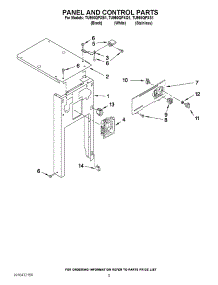 05 - Panel And Control Parts parts for Whirlpool Compactor TU950QPXQ1 from AppliancePartsPros.com