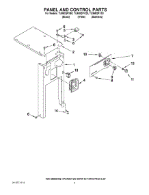 05 - Panel And Control Parts parts for Whirlpool Compactor TU950QPXQ0 from AppliancePartsPros.com