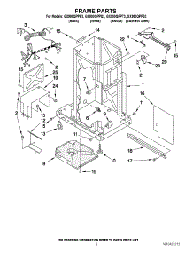 02 - Frame Parts parts for Whirlpool Compactor GX900QPPB3 from AppliancePartsPros.com