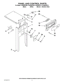 03 - Panel And Control Parts parts for Whirlpool Compactor GX900QPPT3 from AppliancePartsPros.com