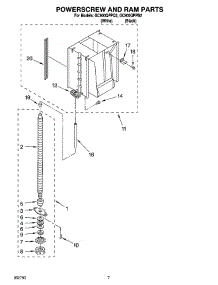 05 - Powerscrew And Ram Parts parts for Whirlpool Compactor GC900QPPB2 from AppliancePartsPros.com