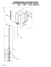 05 - Powerscrew And Ram Parts parts for Whirlpool Compactor GX900QPPT2 from AppliancePartsPros.com