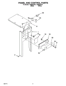 03 - Panel And Control Parts parts for Whirlpool Compactor TU800SPPQ1 from AppliancePartsPros.com