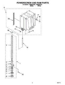 04 - Powerscrew And Ram Parts parts for Whirlpool Compactor TU800SPPQ1 from AppliancePartsPros.com