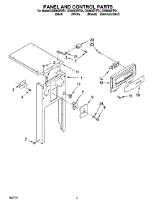 03 - Panel And Control Parts parts for Whirlpool Compactor GX900QPPT1 from AppliancePartsPros.com