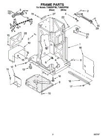 02 - Frame Parts parts for Whirlpool Compactor TU800SPPB0 from AppliancePartsPros.com