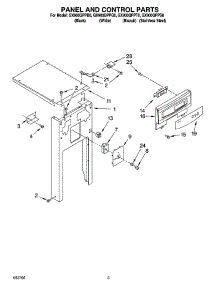 03 - Panel And Control Parts parts for Whirlpool Compactor GX900QPPS0 from AppliancePartsPros.com