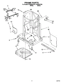 02 - Frame Parts parts for Whirlpool Compactor GC900QPPB0 from AppliancePartsPros.com