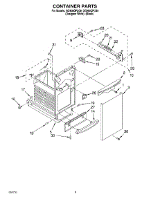 04 - Container parts for Whirlpool Compactor GC900QPLB0 from AppliancePartsPros.com