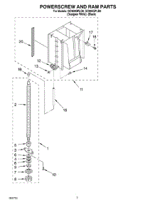 05 - Powerscrew And Ram parts for Whirlpool Compactor GC900QPLB0 from AppliancePartsPros.com