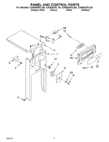 03 - Panel And Control parts for Whirlpool Compactor GX900QPLB0 from AppliancePartsPros.com