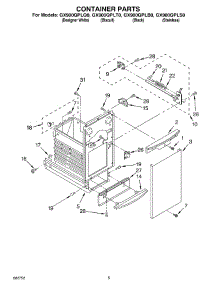 04 - Container parts for Whirlpool Compactor GX900QPLB0 from AppliancePartsPros.com
