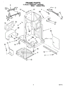 02 - Frame parts for Whirlpool Compactor TU800SPKQ0 from AppliancePartsPros.com