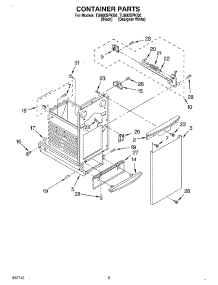 05 - Container parts for Whirlpool Compactor TU800SPKQ0 from AppliancePartsPros.com