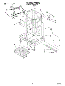 02 - Frame parts for Whirlpool Compactor TC800SPKB0 from AppliancePartsPros.com