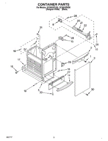 04 - Container parts for Whirlpool Compactor GC900QPKQ0 from AppliancePartsPros.com