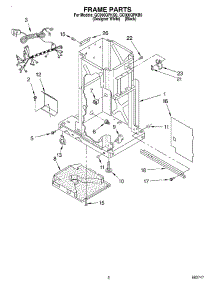 02 - Frame parts for Whirlpool Compactor GC900QPKB0 from AppliancePartsPros.com