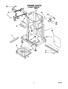 02 - Frame parts for Whirlpool Compactor TC800SPJB0 from AppliancePartsPros.com