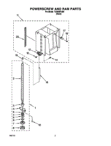 03 - Powerscrew And Ram parts for Whirlpool Compactor TC800SPJB0 from AppliancePartsPros.com