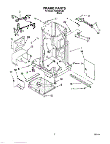 02 - Frame parts for Whirlpool Compactor TU800SPJB0 from AppliancePartsPros.com