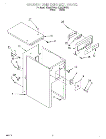 03 - Cabinet And Control parts for Whirlpool Compactor GC900QPHB0 from AppliancePartsPros.com