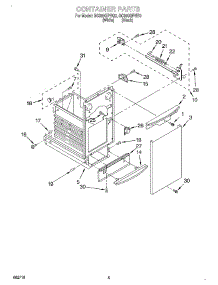 04 - Container parts for Whirlpool Compactor GC900QPHQ0 from AppliancePartsPros.com