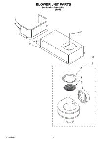 02 - Blower Unit Parts, Optional Parts parts for Whirlpool Cooktop GJD3044RB04 from AppliancePartsPros.com