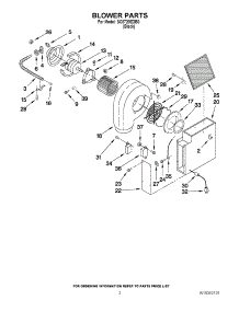 02 - Blower Parts parts for Whirlpool Cooktop SC8720EDB0 from AppliancePartsPros.com