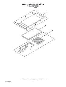 05 - Grill Module Parts parts for Whirlpool Cooktop SC8720EDB0 from AppliancePartsPros.com