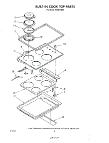 02 - Section parts for Whirlpool Cooktop RC8570XS0 from AppliancePartsPros.com