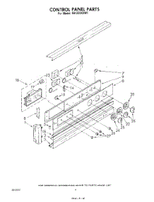04 - Control Panel , Literature And Optional parts for Whirlpool Oven RB1300XKW1 from AppliancePartsPros.com