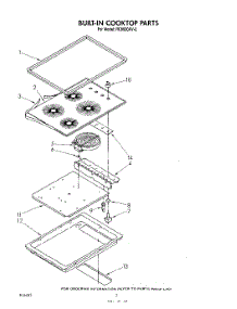 02 - Section parts for Whirlpool Cooktop RC8600XV0 from AppliancePartsPros.com
