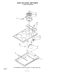 02 - Section parts for Whirlpool Cooktop RC8200XKW1 from AppliancePartsPros.com