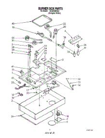 02 - Burner Box parts for Whirlpool Cooktop SC8536EXQ1 from AppliancePartsPros.com