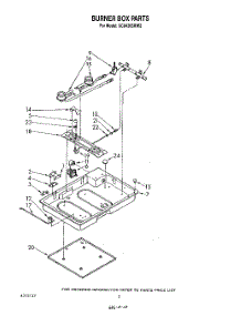 02 - Burner Box parts for Whirlpool Cooktop SC8430SRW2 from AppliancePartsPros.com