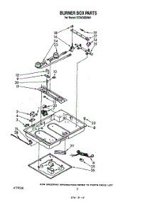 02 - Burner Box parts for Whirlpool Cooktop SC8430ERW1 from AppliancePartsPros.com