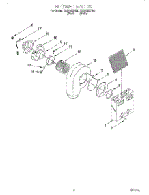 02 - Blower parts for Whirlpool Cooktop RC8700EDB0 from AppliancePartsPros.com