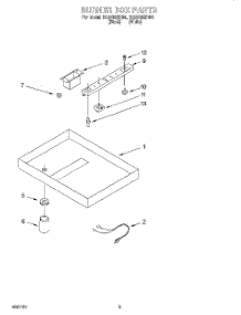 03 - Burner Box, Literature parts for Whirlpool Cooktop RC8700EDB0 from AppliancePartsPros.com