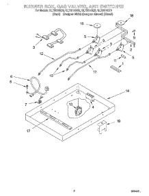 02 - Section parts for Whirlpool Cooktop GLT3014GQ0 from AppliancePartsPros.com