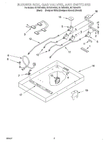 02 - Section parts for Whirlpool Cooktop GLT3614GQ0 from AppliancePartsPros.com