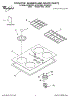 01 - Cooktop, Burner And Grate Parts