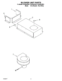 02 - Blower Unit Parts, Optional Parts parts for Whirlpool Cooktop GJD3044RP01 from AppliancePartsPros.com