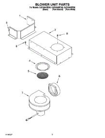 02 - Blower Unit Parts, Optional Parts parts for Whirlpool Cooktop GJD3044RP00 from AppliancePartsPros.com