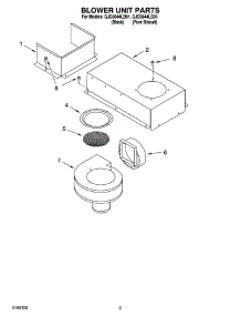 02 - Blower Unit Parts, Miscellaneous Parts parts for Whirlpool Cooktop GJD3644LB01 from AppliancePartsPros.com